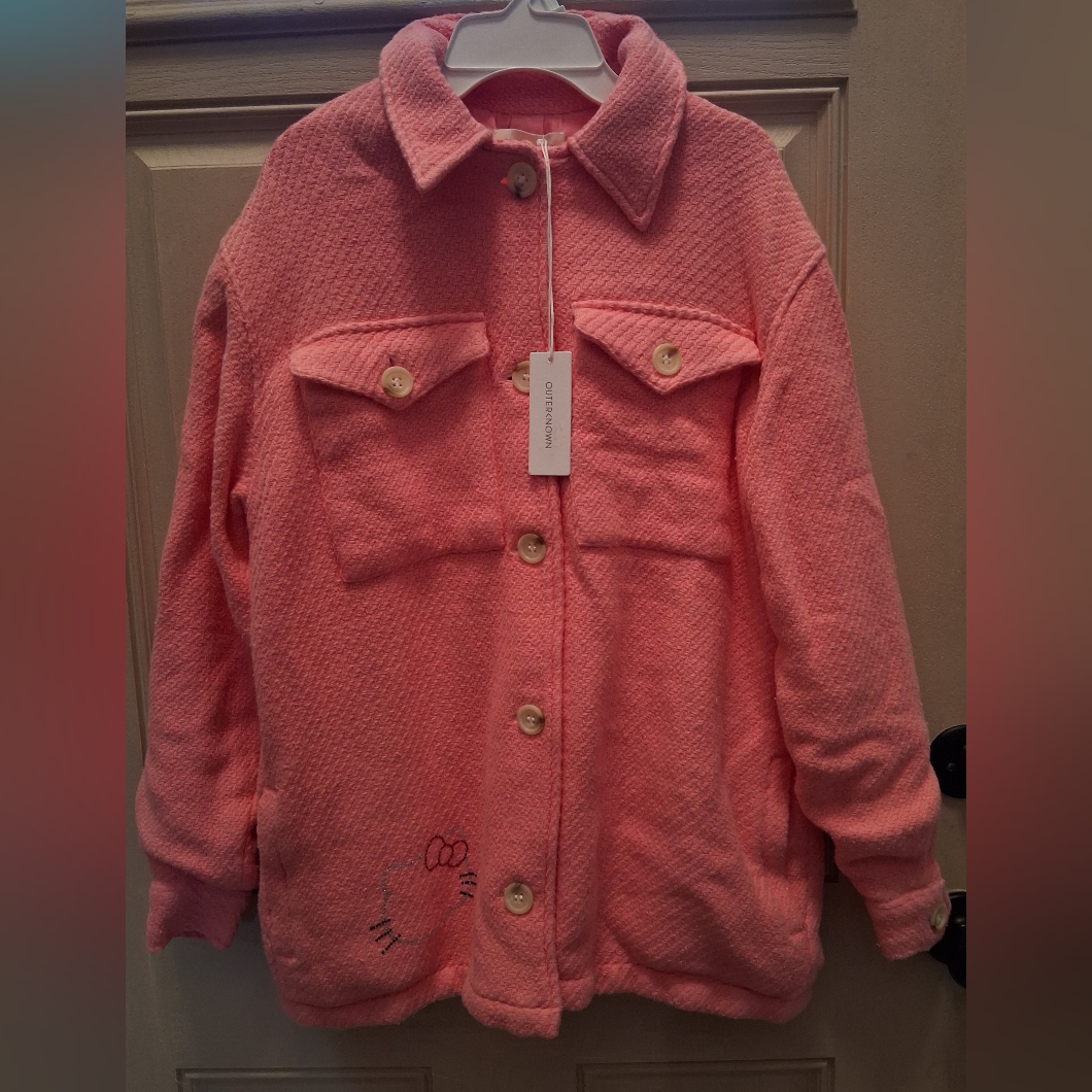 Nwt Wms Button-Up Jacket